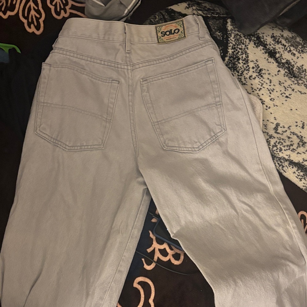 Solo Classic Gray Denim Pants